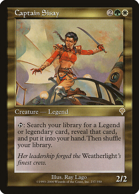 Captain Sisay - Invasion Magic card