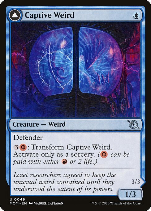 Captive Weird // Compleated Conjurer art by Manuel Castañón