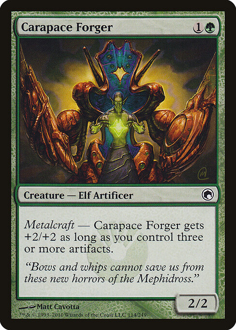 Carapace Forger - Scars of Mirrodin Magic card