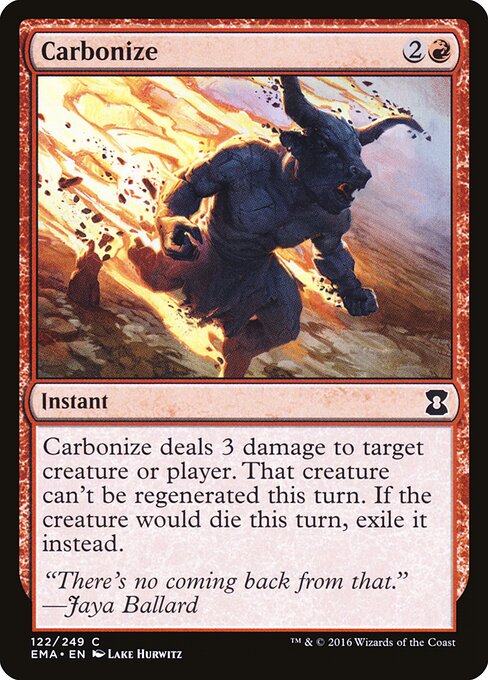 Carbonize - Eternal Masters Magic card