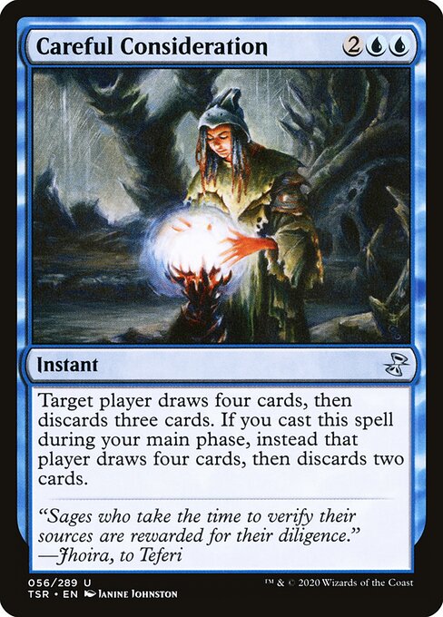 Careful Consideration - Time Spiral Remastered Magic card
