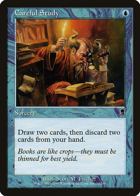 Careful Study - Odyssey Magic card