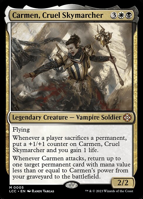 Carmen, Cruel Skymarcher - The Lost Caverns of Ixalan Commander Magic card