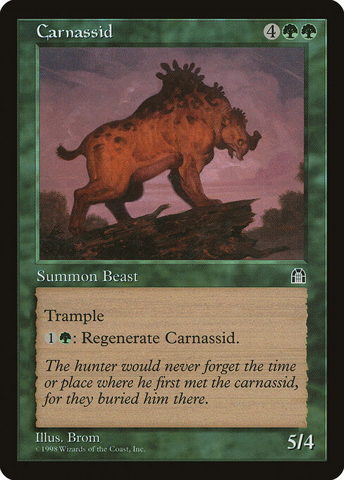 Carnasside (Carnassid) - Stronghold (#103) - Illustrated by Brom - Magic: The Gathering Card