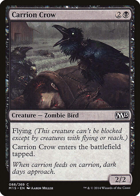 Carrion Crow - Magic 2015 Magic card