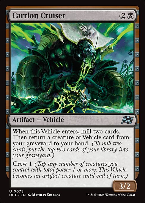Carrion Cruiser - Aetherdrift Magic card