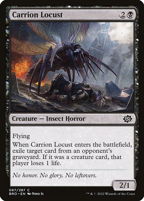 Carrion Locust - The Brothers' War Magic card