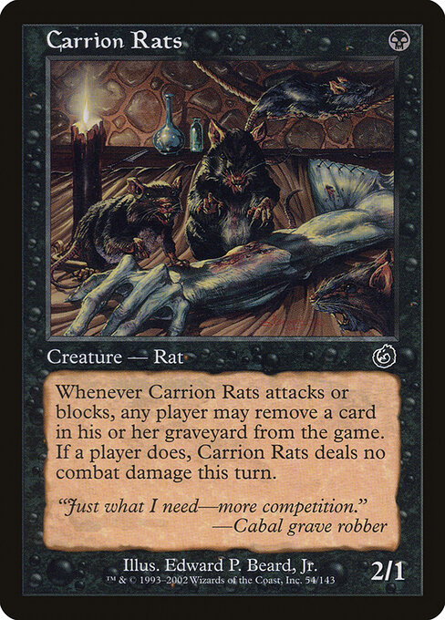 Carrion Rats - Torment Magic card