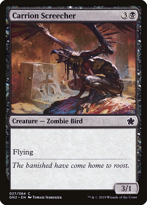 Carrion Screecher - Game Night 2019 Magic card