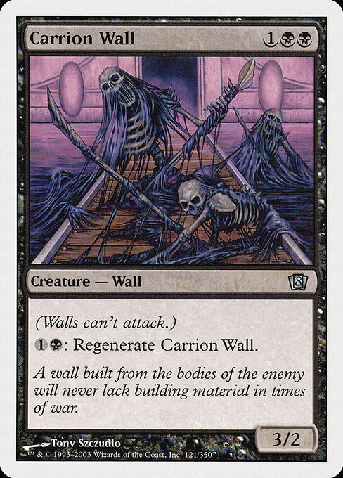 Carrion Wall - Eighth Edition Magic card
