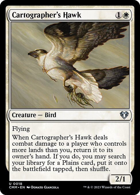 Cartographer's Hawk - Commander Masters Magic card
