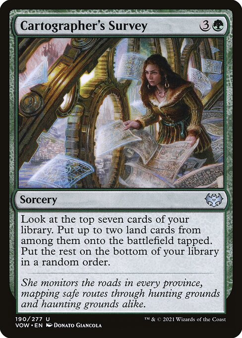 Cartographer's Survey - Innistrad: Crimson Vow Magic card