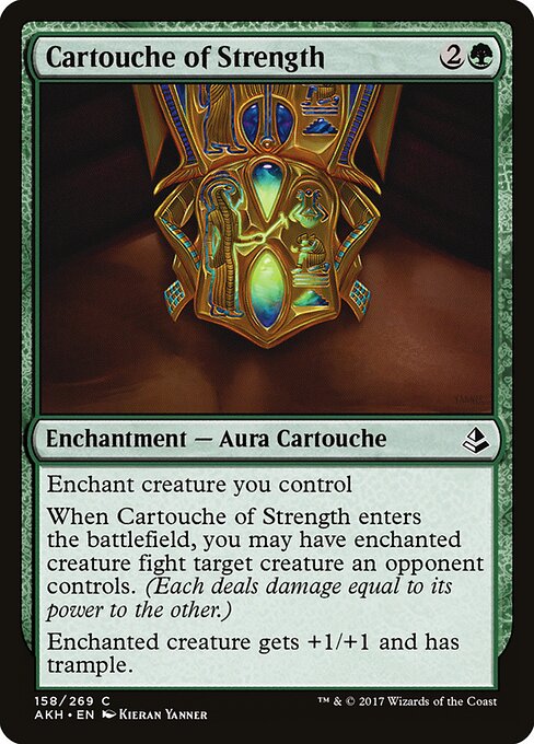 Cartouche of Strength - Amonkhet Magic card