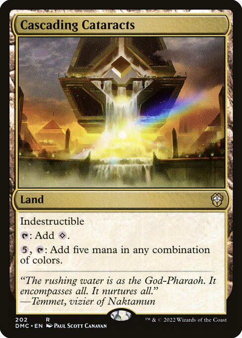 Cascading Cataracts - Dominaria United Commander Magic card