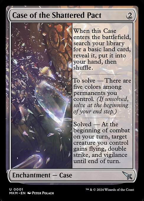 Case of the Shattered Pact - Murders at Karlov Manor Magic card