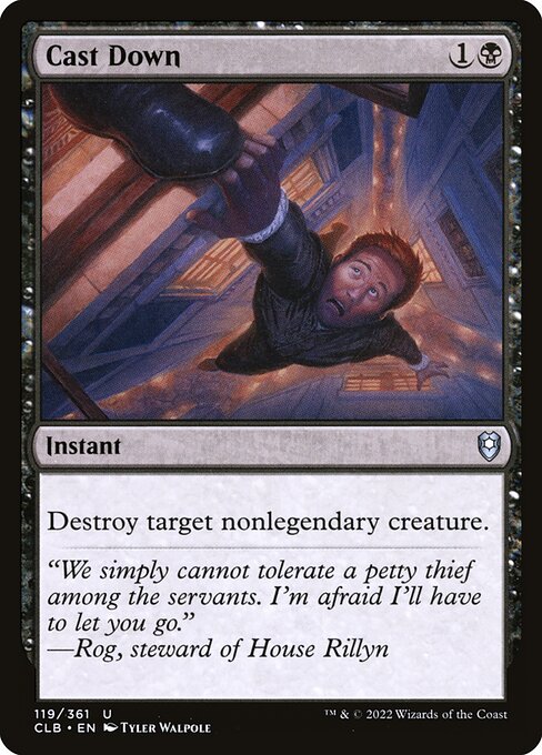 Cast Down - Commander Legends: Battle for Baldur's Gate Magic card