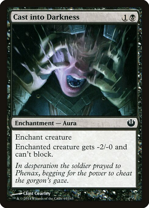Cast into Darkness - Journey into Nyx Magic card