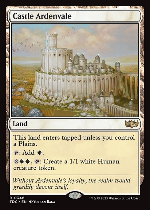 Castle Ardenvale - Tarkir: Dragonstorm Commander Magic card