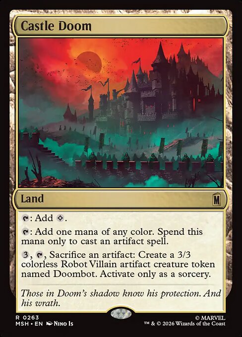 Castle Doom - Marvel Super Heroes Magic card