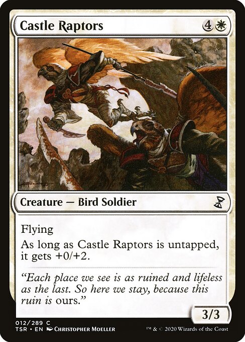 Castle Raptors - Time Spiral Remastered Magic card
