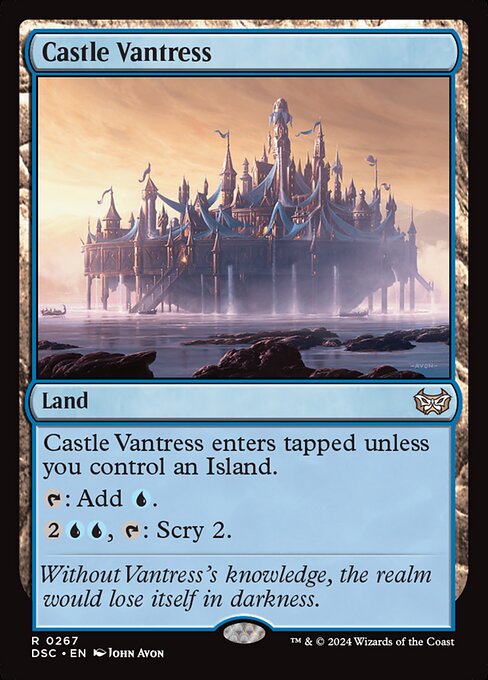 Castle Vantress - Duskmourn: House of Horror Commander Magic card