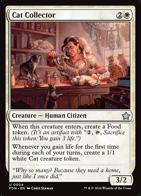 Cat Collector - Foundations Magic card