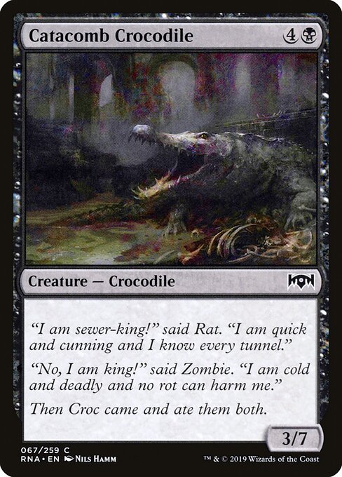 Catacomb Crocodile - Ravnica Allegiance Magic card