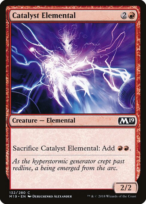 Catalyst Elemental - Core Set 2019 Magic card