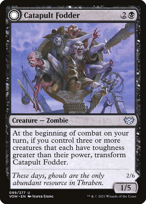 Catapult Fodder // Catapult Captain - Innistrad: Crimson Vow Magic card