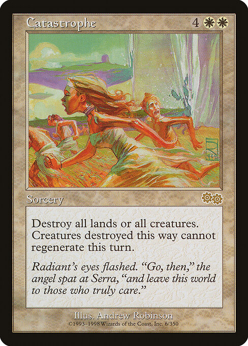 Catastrophe - Urza's Saga Magic card