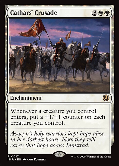 Cathars' Crusade - Innistrad Remastered Magic card