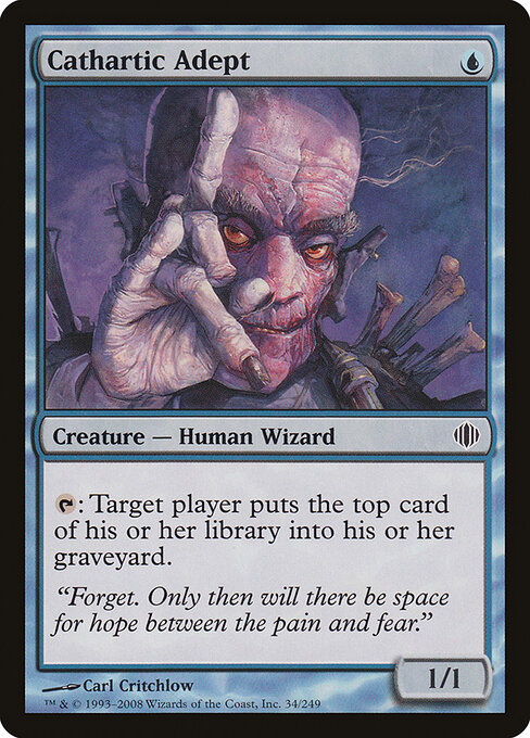 Cathartic Adept - Shards of Alara Magic card
