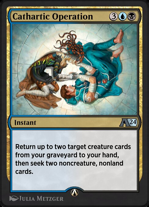 Cathartic Operation - Alchemy: Outlaws of Thunder Junction (#20) - Illustrated by Julia Metzger - Magic: The Gathering Card