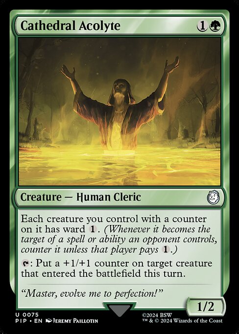 Cathedral Acolyte - Fallout Magic card