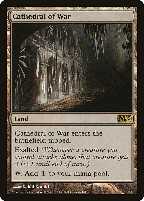 Cathedral of War - Magic 2013 Magic card