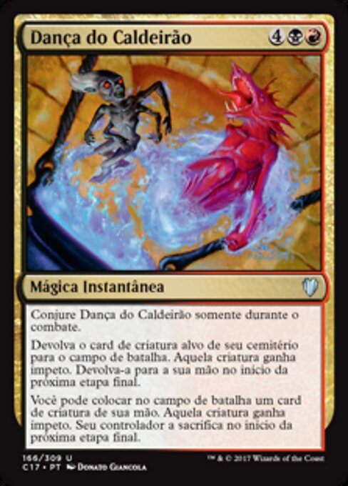 Dança do Caldeirão (Cauldron Dance) - Commander 2017 (#166) - Illustrated by Donato Giancola - Magic: The Gathering Card