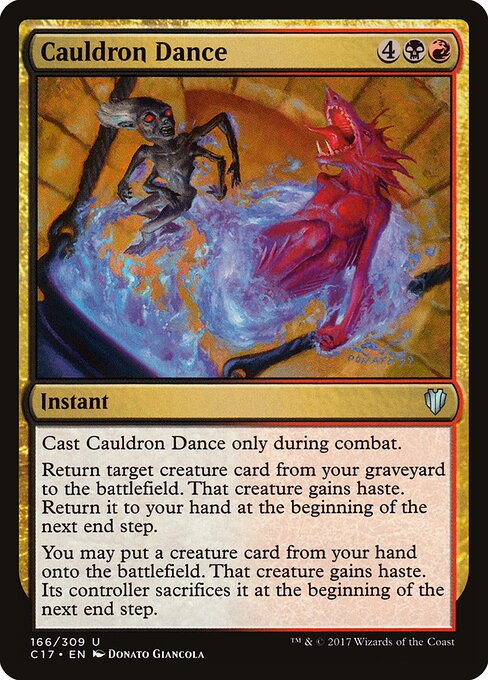 Cauldron Dance - Commander 2017 Magic card