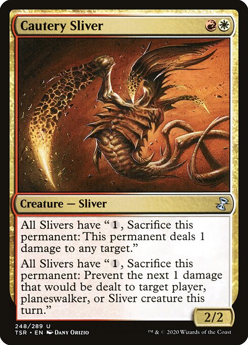 Cautery Sliver - Time Spiral Remastered Magic card