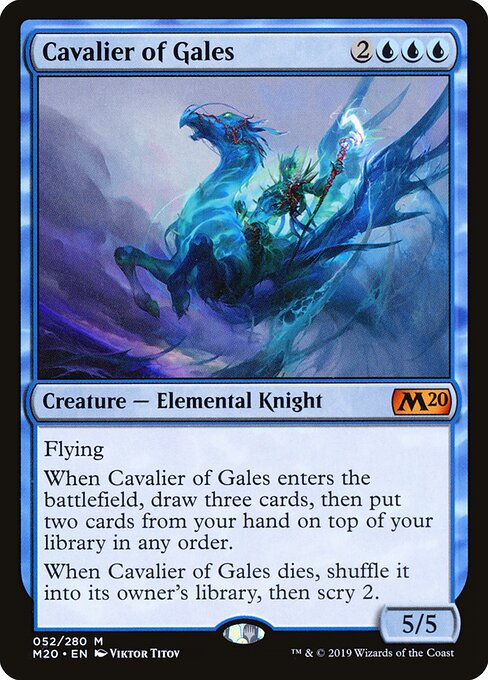 Cavalier of Gales - Core Set 2020 Magic card