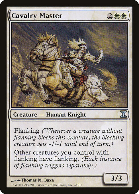 Cavalry Master - Time Spiral Magic card