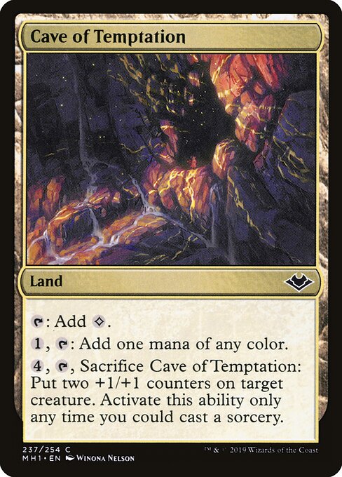Cave of Temptation - Modern Horizons Magic card