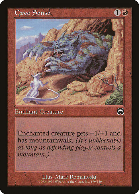 Cave Sense - Mercadian Masques Magic card