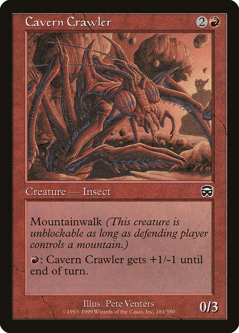 Cavern Crawler - Mercadian Masques Magic card