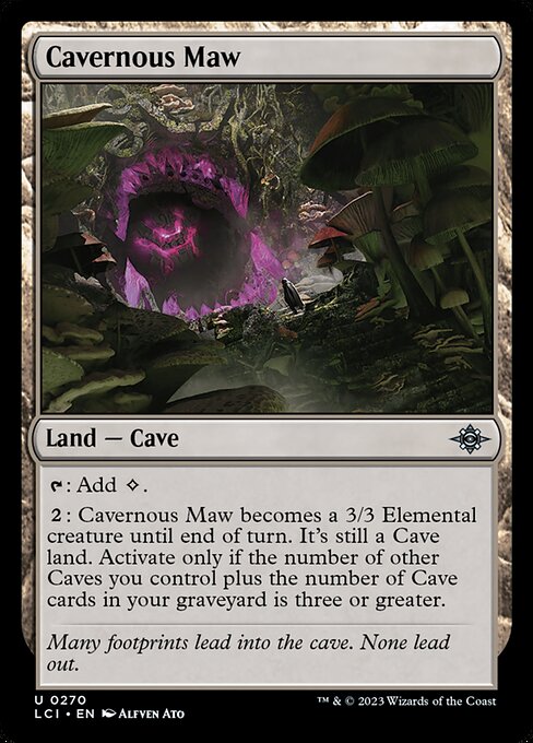 Cavernous Maw - The Lost Caverns of Ixalan Magic card