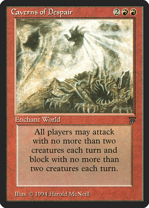 Caverns of Despair - Legends Magic card