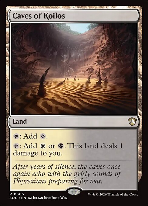 Caves of Koilos - Secrets of Strixhaven Commander Magic card