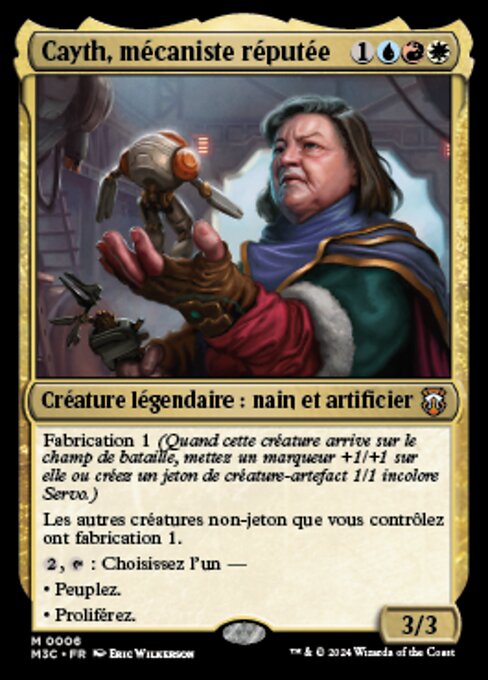 Cayth, Famed Mechanist