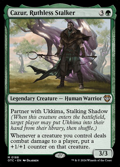 Cazur, Ruthless Stalker - Outlaws of Thunder Junction Commander Magic card