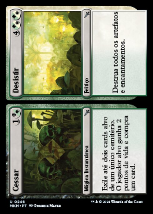 Cease // Desist - Murders at Karlov Manor (#246) - Illustrated by Dominik Mayer - Magic: The Gathering Card