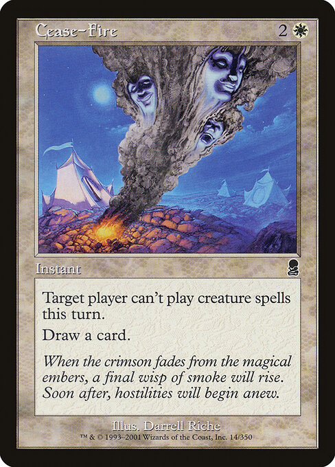 Cease-Fire - Odyssey Magic card